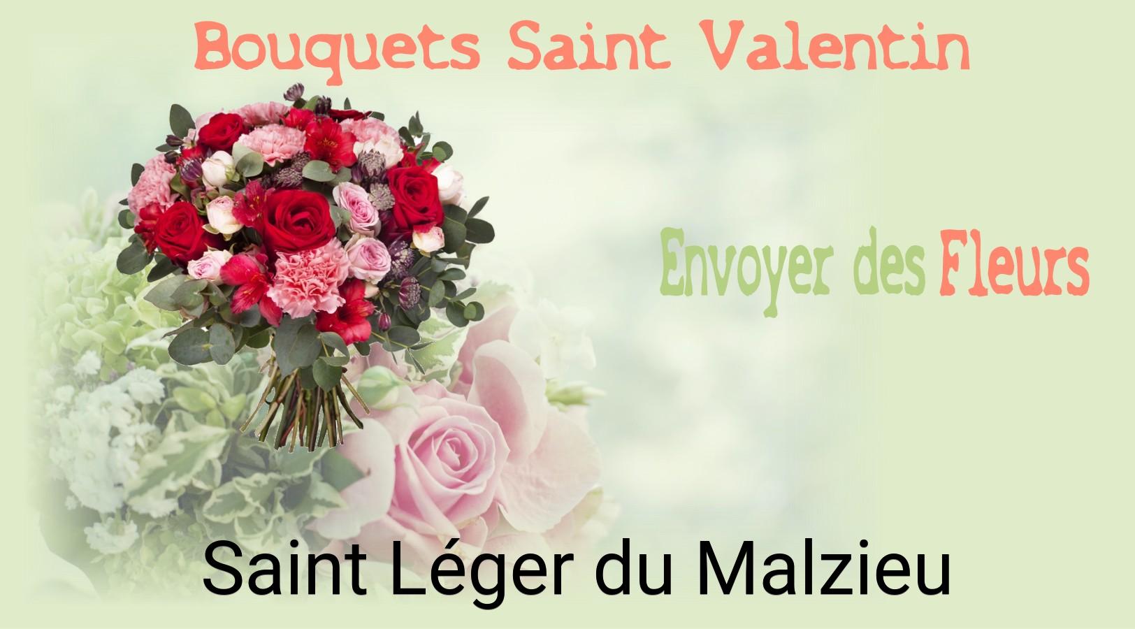 Roses de Saint-Valentin livrées à Saint-Léger-du-Malzieu